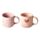 Hearts Pink Stoneware Mug