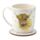 Jan Pashley Highland Coo Cow Porcelain Mug & Coaster Set