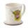 Jan Pashley Highland Coo Cow Porcelain Mug & Coaster Set