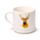 Jan Pashley Stag Porcelain Mug & Coaster Lid Set