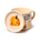 Autumn Harvest Porcelain Mug & Coaster Lid Set