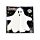 Halloween Ghost Pack of 12 3ply Paper Party Napkins