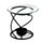 Eden Black Thin Metal Spiral Oil & Wax Melt Burner