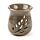 Simple Leaf Fretwork Design Crackle Glaze Ceramic Oil Burner