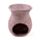 Small Textured Ceramic Oil Burners with Cut Out Pattern