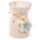 Eden Speckled Cream Ceramic Oil & Wax Melt Burner with Flower