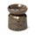 Small Ceramic Eden Oil Burner with Heart Pattern