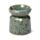 Small Ceramic Eden Oil Burner with Heart Pattern