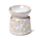 Small Ceramic Eden Oil Burner with Heart Pattern