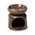 Small Ceramic Eden Oil Burner with Heart Pattern