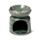 Small Ceramic Eden Oil Burner with Heart Pattern