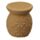 Eden Ceramic Oil Burner with Embossed Triangle Pattern