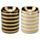 Eden Metallic Gold Stripe Ceramic Mini Oil Burner