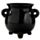 Eden Large Black Cauldron Oil Burner