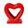 Amore Heart Shaped Ceramic Oil Burner