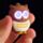 Hooting Owl LED Keyring with Sound