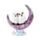 Wise Old Magical Owl Crescent Moon