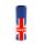 Union Jack Pencil Pot with 12 Colouring Pencils