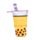 Foodiemals Boba the Bubble Tea Pop Up Canvas Pencil Case