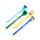 Set of 4 Erasable Pens with Minecraft Chibi Silicone Topper