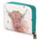 Jan Pashley Highland Coo Cow Zip Around Small Wallet Purse