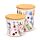 Nectar Meadows Set of 2 RPET & Bamboo Storage Jars S/M