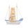 Souvenir Seaside - Sailing Boat Blue Star