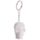 Black & White Skull Keyring