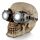 Steampunk Style Skull Ornament with Goggles