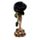 Skeleton Hand Holding Black Rose Decoration