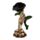 Skeleton Hand Holding Black Rose Decoration