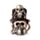 Steampunk Style Skull with Gas Mask & Top Hat