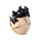 Skull with Bats Crawling Inside
