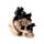 Skull with Bats Crawling Inside