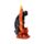 The Reaper of Death Ring of Fire Tea Light Candle Holder