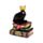 Crow wearing Crown Standing on Books Ornament