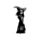 Skeleton Girl Standing Wearing Witches Hat