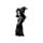 Skeleton Girl Standing Wearing Witches Hat