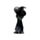 Skeleton Girl Standing Wearing Witches Hat