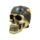 Skull with Biker Bandana Ornament