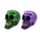 Skull with Metallic Dragon Scales Ornament