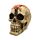 Skull with Zipper Head & Oozing Brains Ornament