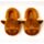Highland Coo Cow Anti-Slip Plush Slip On Slippers EU39-41/UK6-8