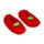 Foodiemals Strawberry Anti-Slip Plush Slip On Slippers EU36-38/UK3-5