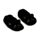 Lucky the Black Cat Anti-Slip Plush Slip On Slippers EU36-38/UK3-5