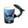Lisa Parker Shark Decal Ceramic Shaped Handle Mug