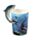 Lisa Parker Shark Decal Ceramic Shaped Handle Mug