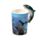 Lisa Parker Shark Decal Ceramic Shaped Handle Mug