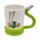 Garden Hose Ceramic Shaped Handle Mug