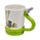 Garden Hose Ceramic Shaped Handle Mug